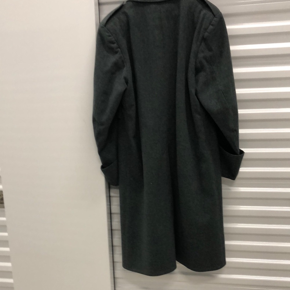 Vintage Men's Gray Military Overcoat - Picture 8 of 8